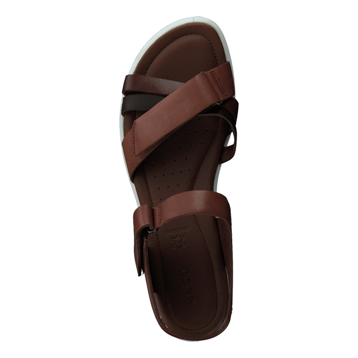 Felicia Sandal Brandy/coffee/mahogany