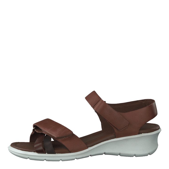 Felicia Sandal Brandy/coffee/mahogany