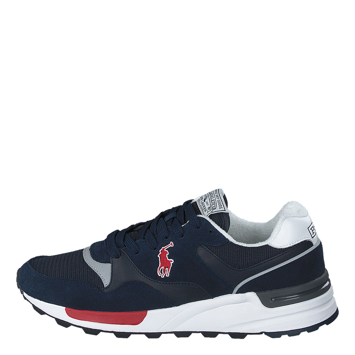 Trackster 100 Leather Sneaker Newport Navy/Auth Navy