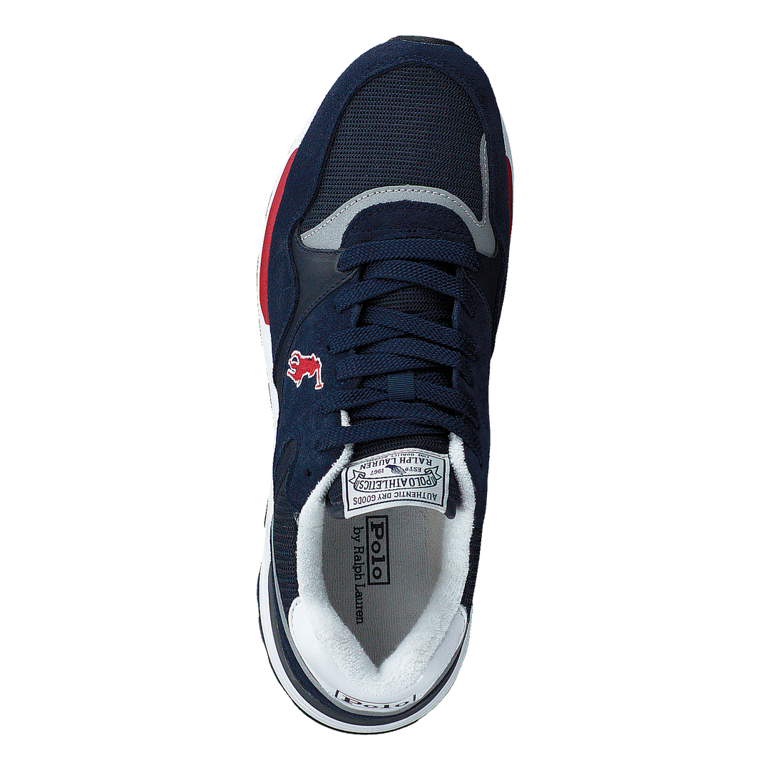 Trackster 100 Leather Sneaker Newport Navy/Auth Navy