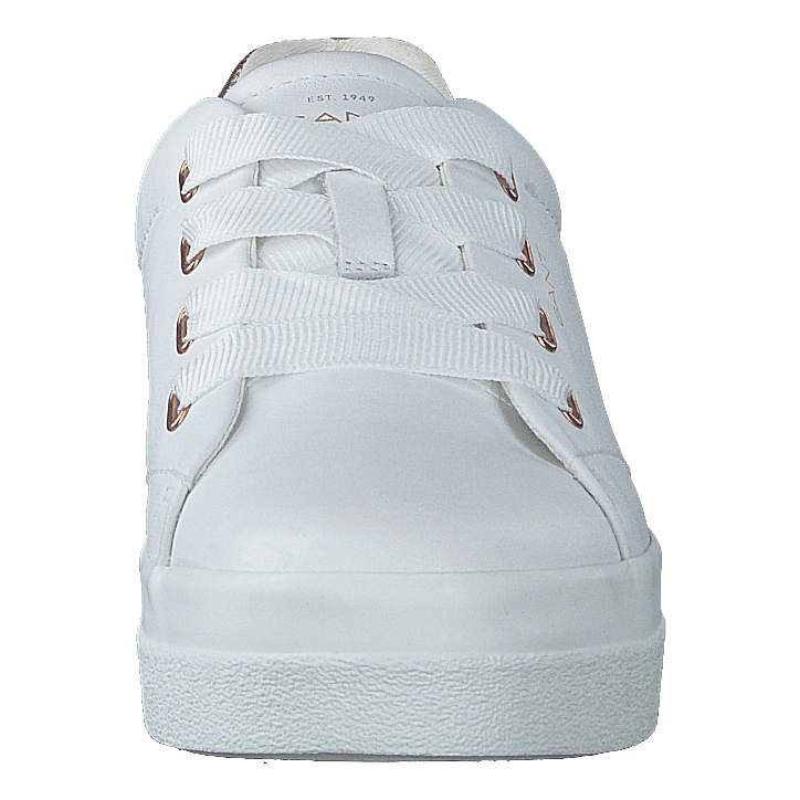Avona Sneaker G296 - Br.wht./rose Gold