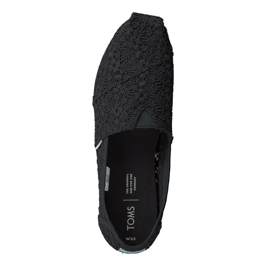 Black Floral Lace Wm Alpr Esp  Black