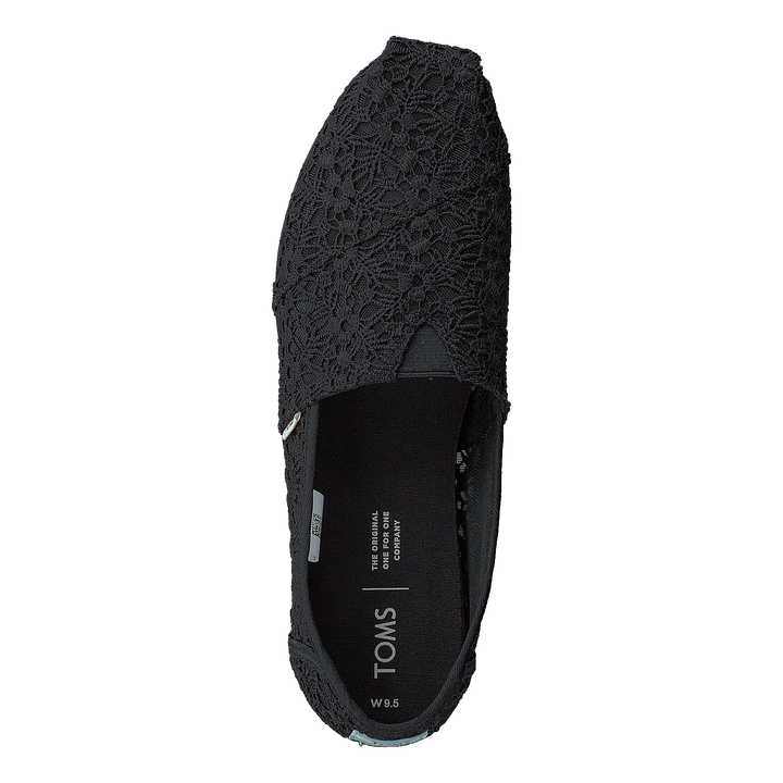 Black Floral Lace Wm Alpr Esp  Black