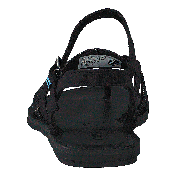 Blk Cvs/foil Woven Wm Lexie Sa Black