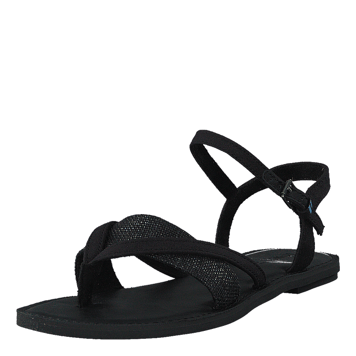 Blk Cvs/foil Woven Wm Lexie Sa Black