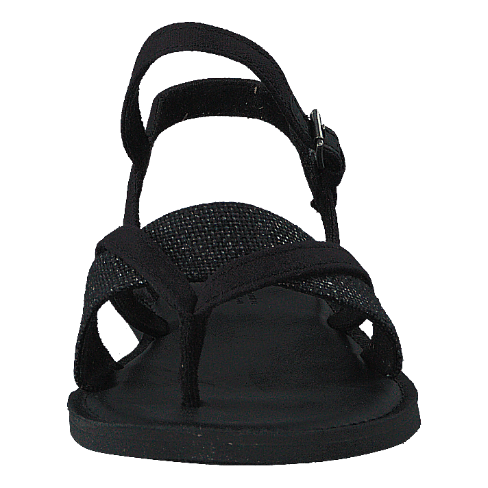 Blk Cvs/foil Woven Wm Lexie Sa Black