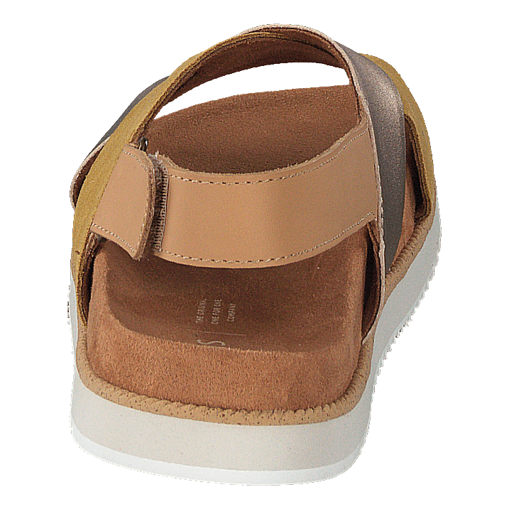 Amb Gld Suede/metall Wm Marisa Gold