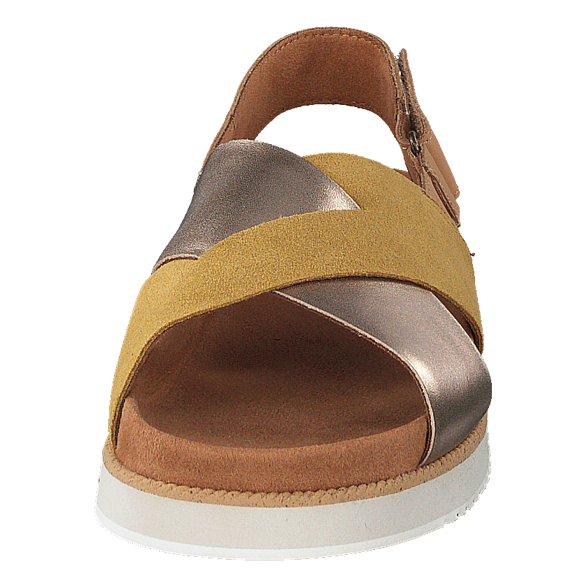 Amb Gld Suede/metall Wm Marisa Gold