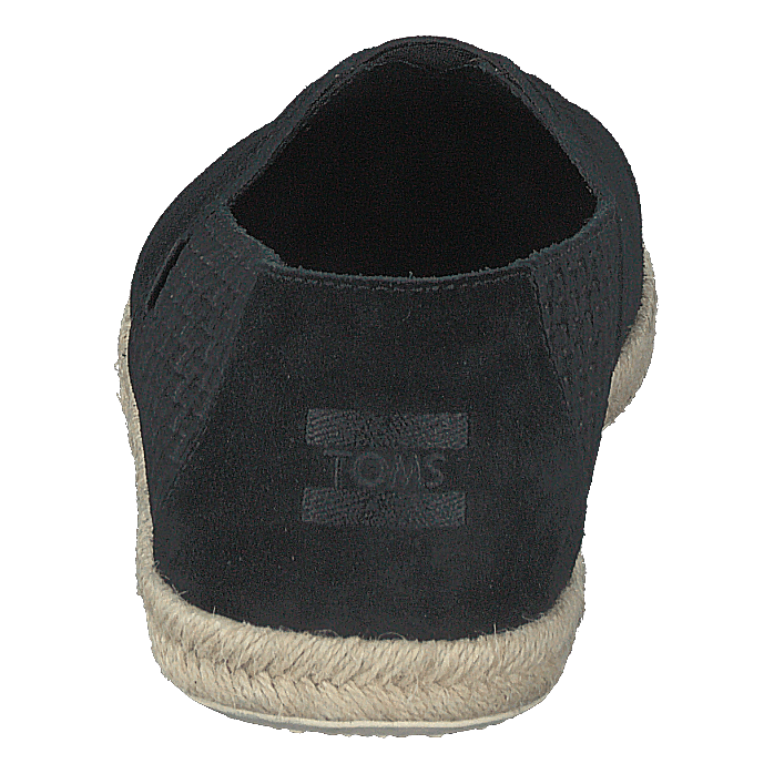 Black Suede Emb/rope Mn Alpr E Black
