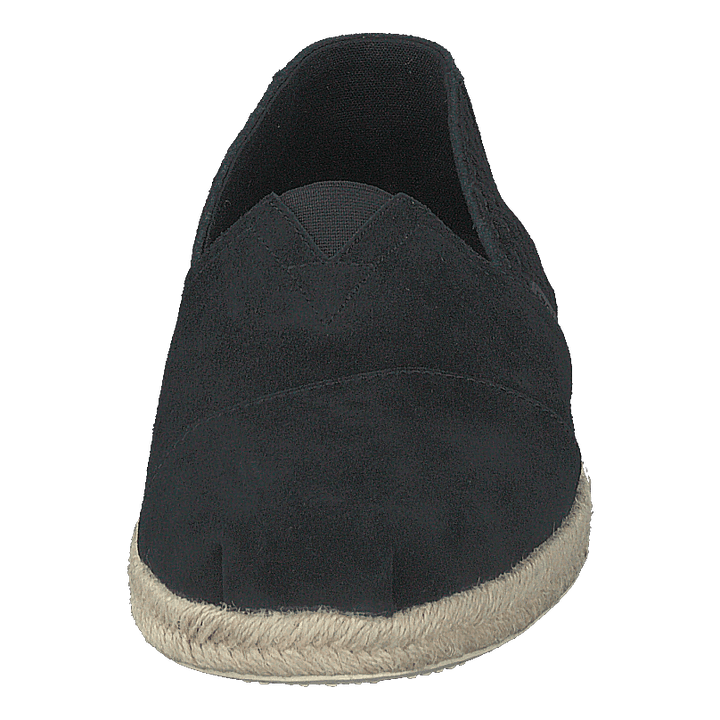 Black Suede Emb/rope Mn Alpr E Black