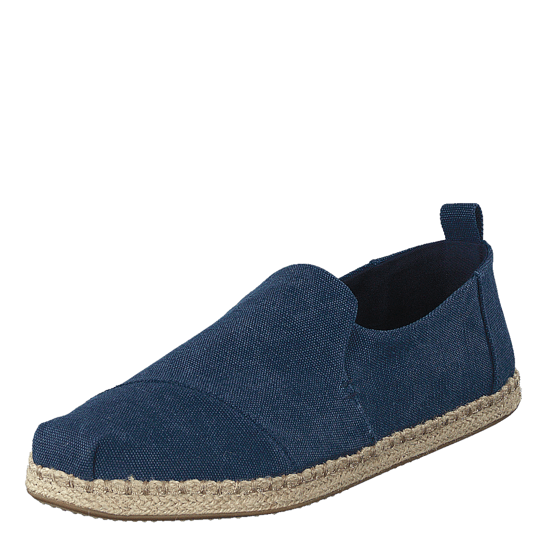 Navy Washed Canvas Mn Dalr Esp Navy