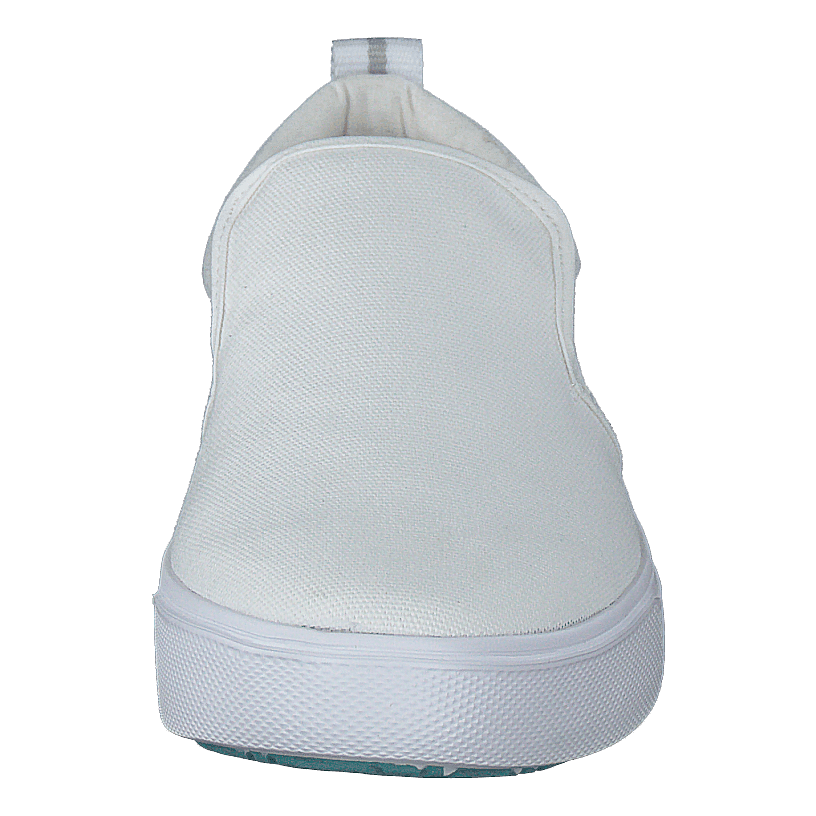 White Canvas Mn Trlt Slipon Ss White