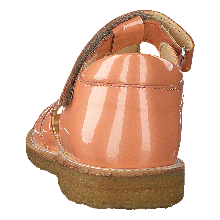 Sandal With Heart Detail And V Peach