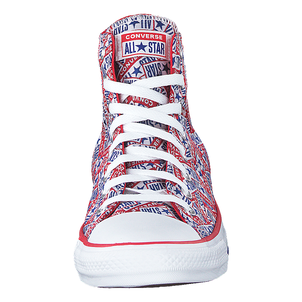 Cuck Taylor All Star Logo Play Red/white