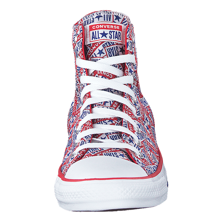 Cuck Taylor All Star Logo Play Red/white