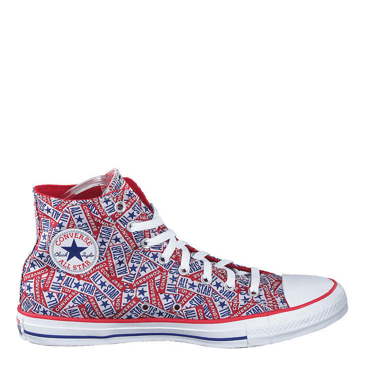Cuck Taylor All Star Logo Play Red/white