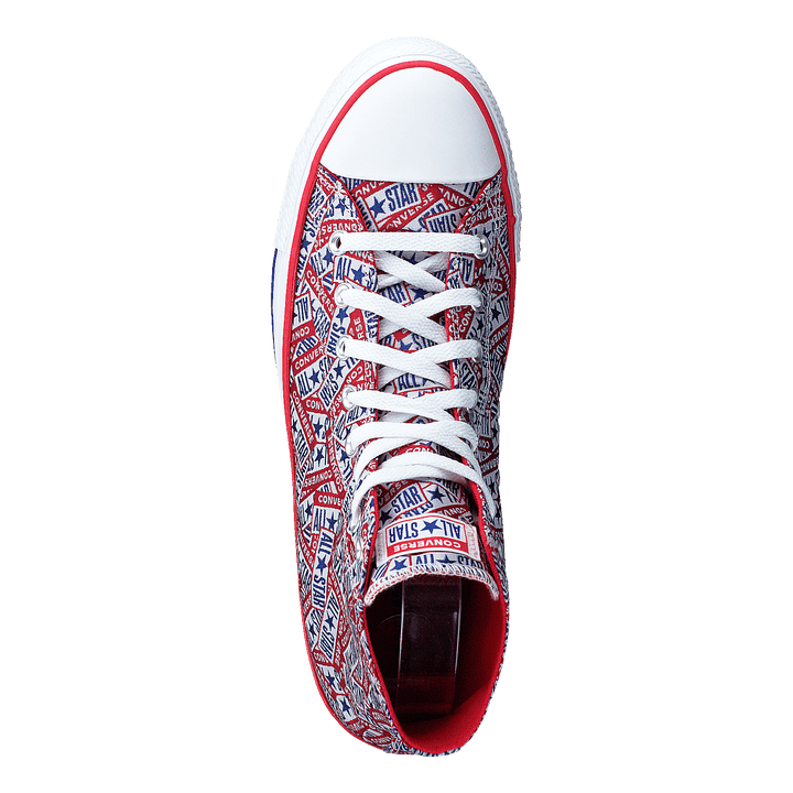 Cuck Taylor All Star Logo Play Red/white