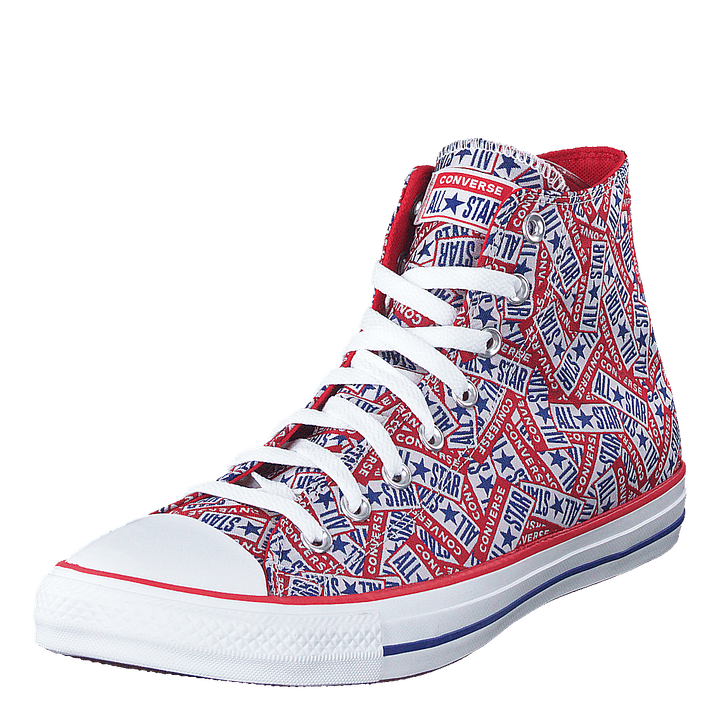 Cuck Taylor All Star Logo Play Red/white