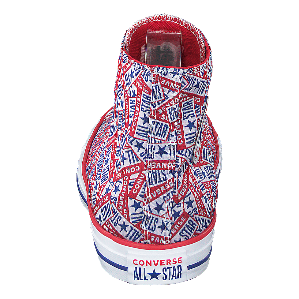 Cuck Taylor All Star Logo Play Red/white