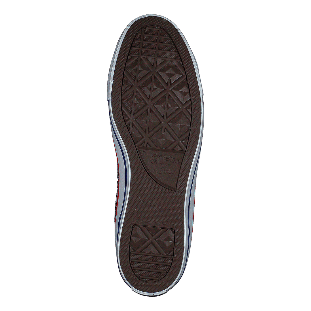 Cuck Taylor All Star Logo Play Red/white