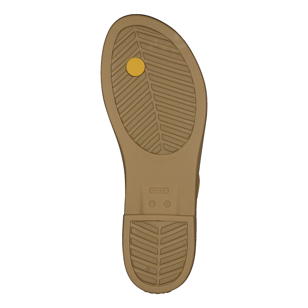 Tulum Toe Post Sandal Women Canary / Tan