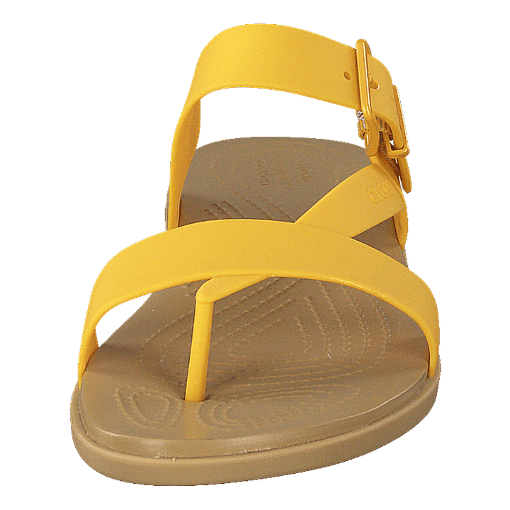 Tulum Toe Post Sandal Women Canary / Tan