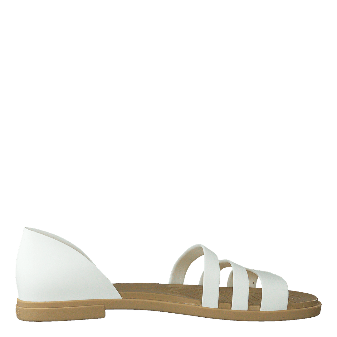 Tulum Open Flat Women Oyster / Tan