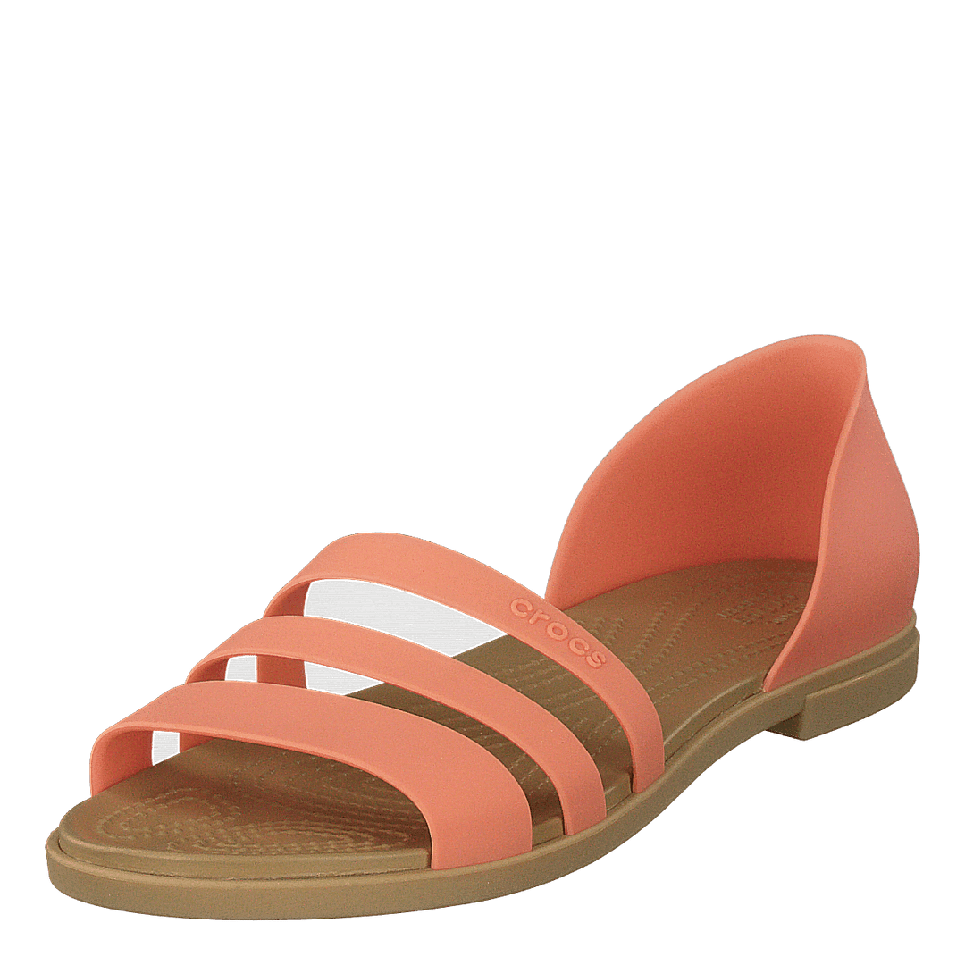 Crocs Tulum Open Flat W Grapefruit/tan