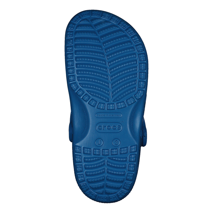 Classic Shark Clog Kids Prep Blue