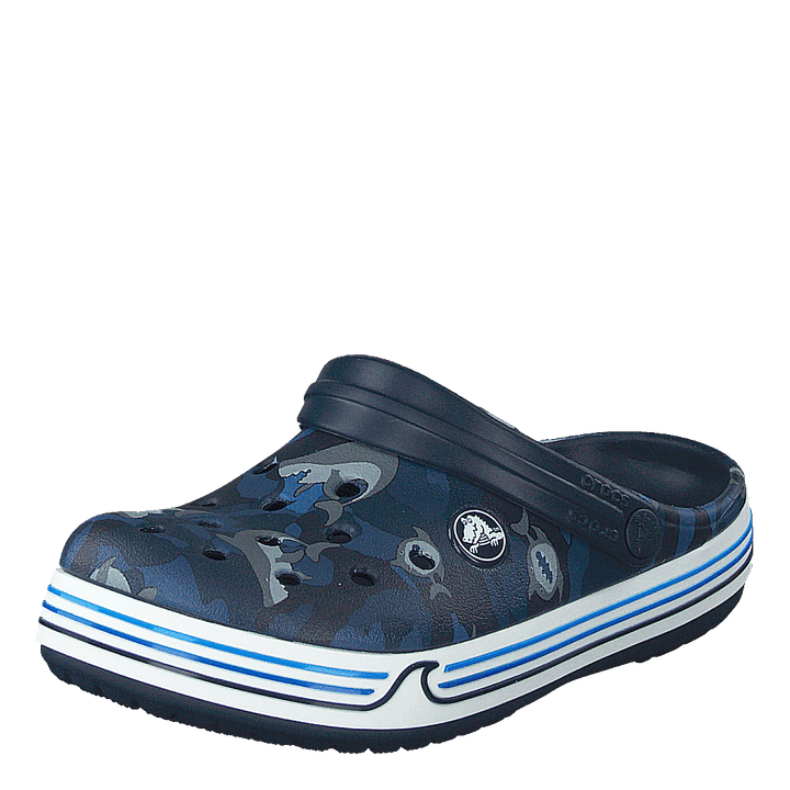 Crocband Shark Clog Kids Navy