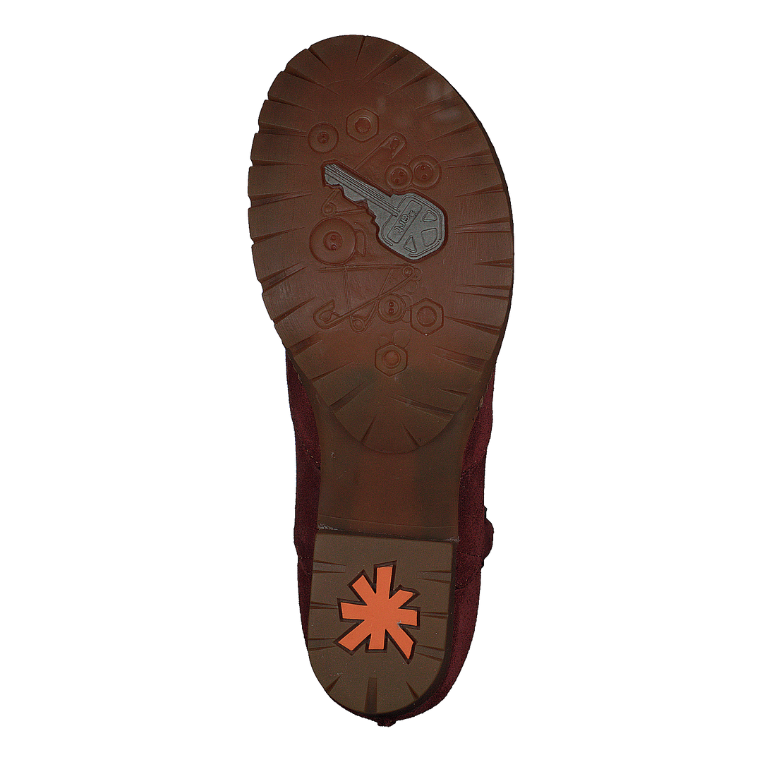 Camden Lux Suede Burdeos