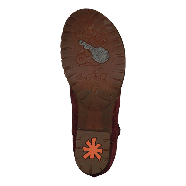 Camden Lux Suede Burdeos