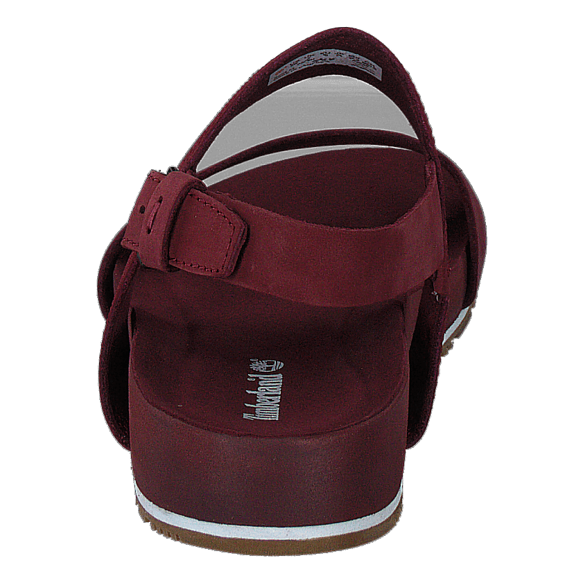 Malibu Waves 2 Band Sandal Burgundy