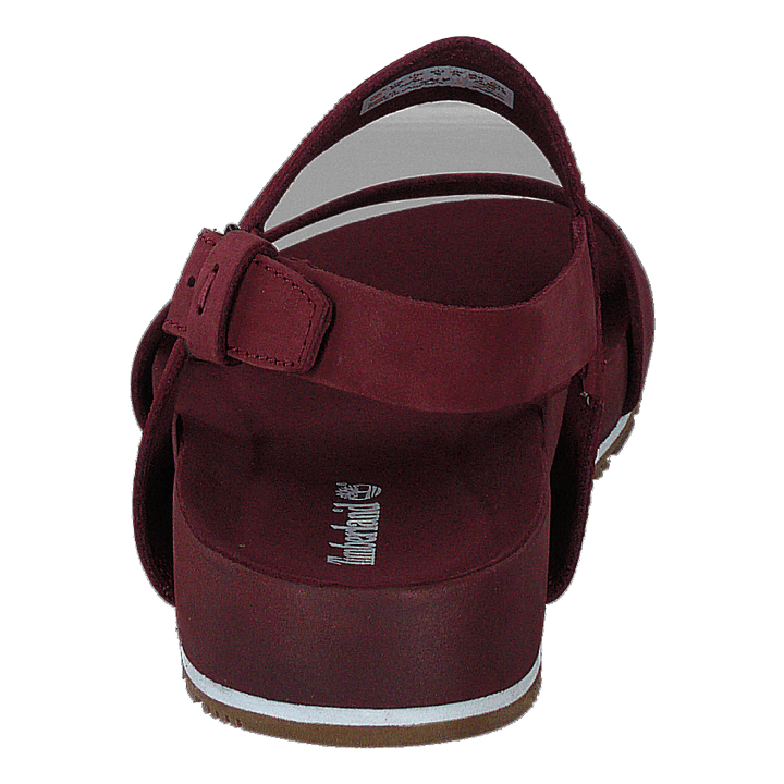 Malibu Waves 2 Band Sandal Burgundy