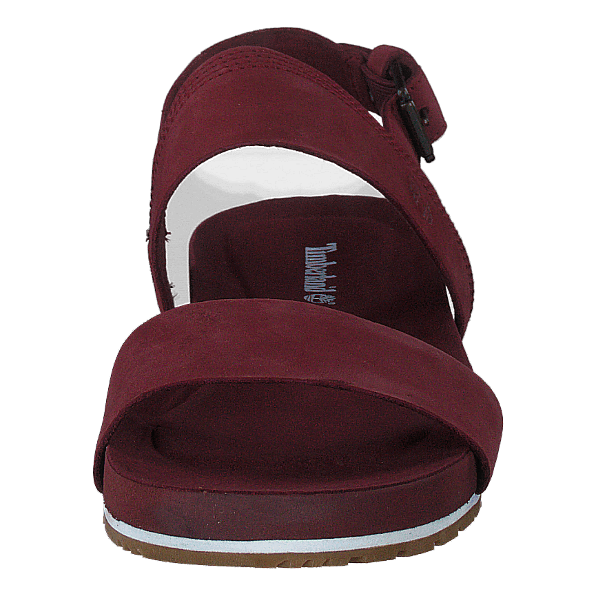 Malibu Waves 2 Band Sandal Burgundy