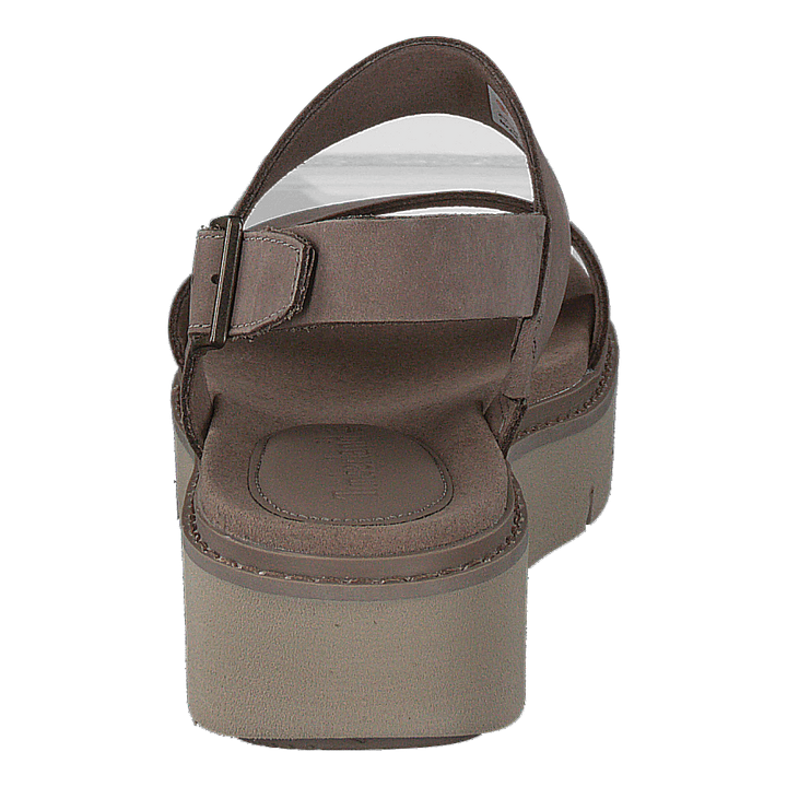 Safari Dawn 2 Band Sandal Taupe Gray