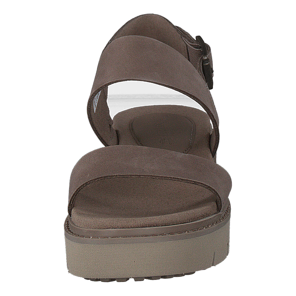 Safari Dawn 2 Band Sandal Taupe Gray