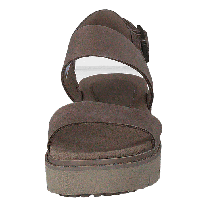 Safari Dawn 2 Band Sandal Taupe Gray