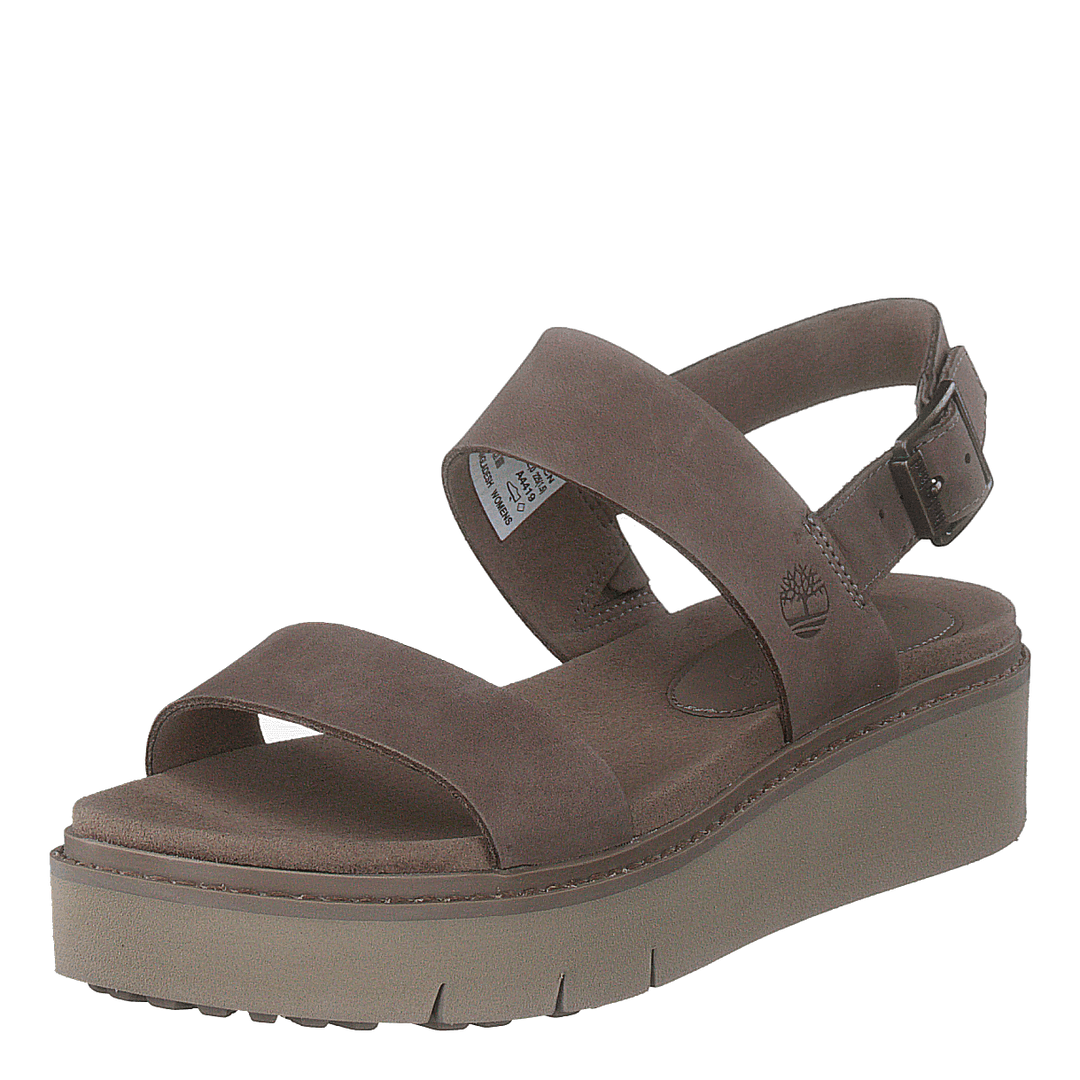 Safari Dawn 2 Band Sandal Taupe Gray