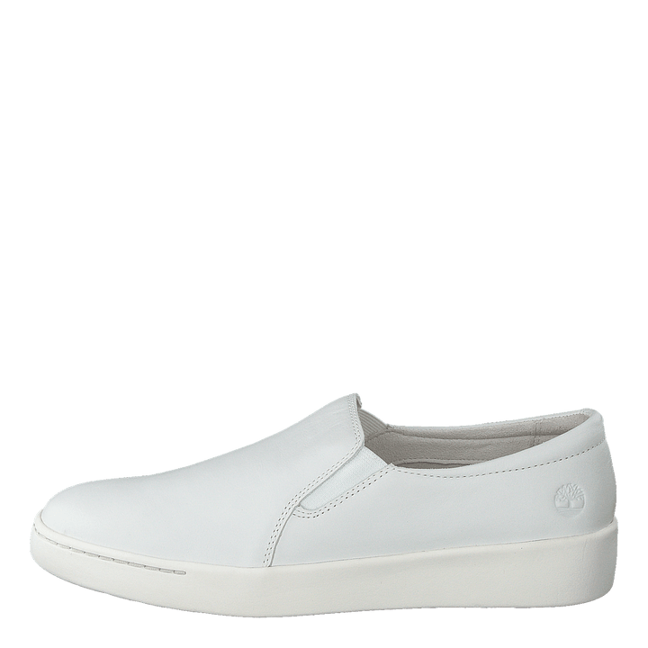 Teya Gore Slip On Blanc De Blanc