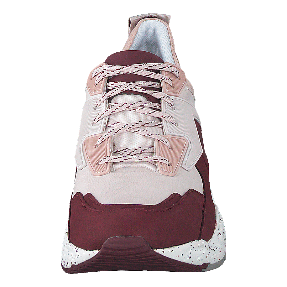 Delphiville Leather Sneaker Chocolate Truffle