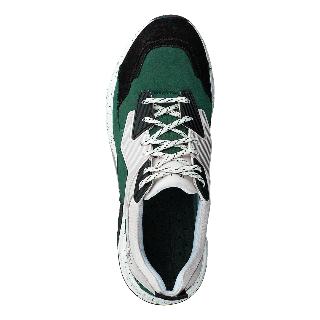 Delphiville Leather Sneaker Hunter Green