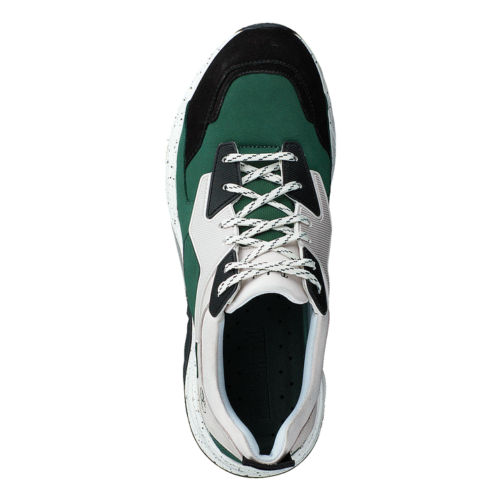 Delphiville Leather Sneaker Hunter Green