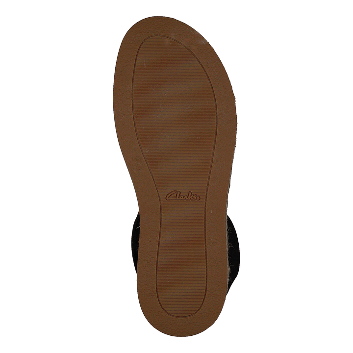 Botanic Poppy Black Leather