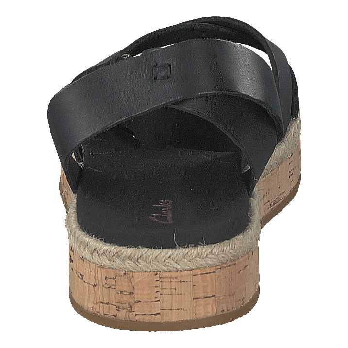 Botanic Poppy Black Leather