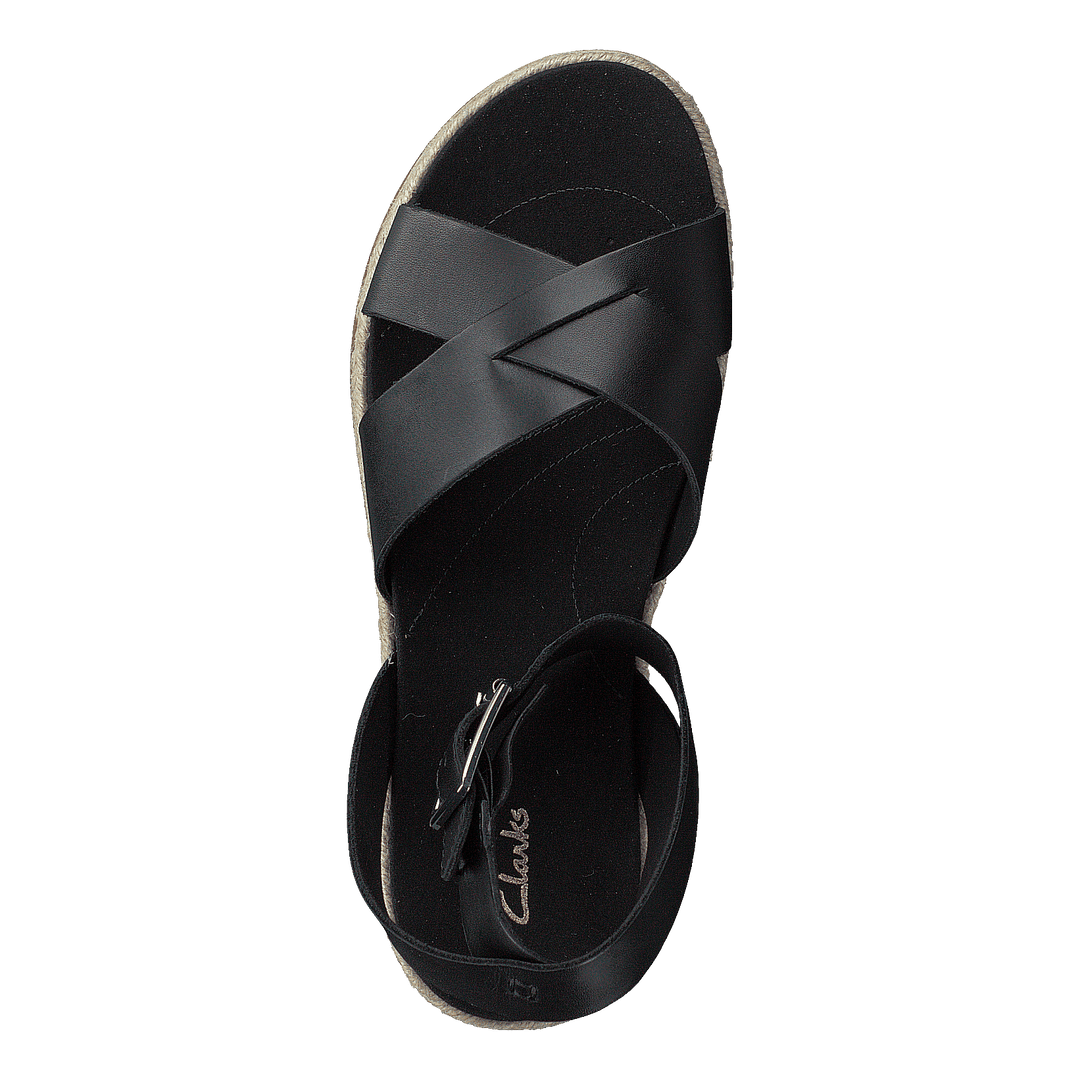 Botanic Poppy Black Leather