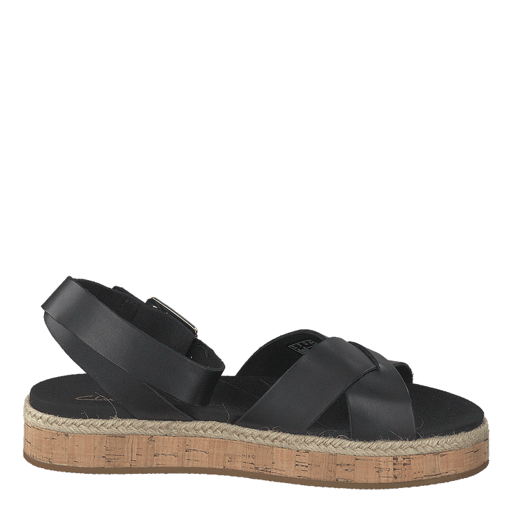 Botanic Poppy Black Leather