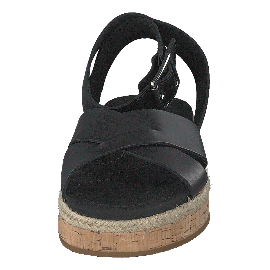 Botanic Poppy Black Leather