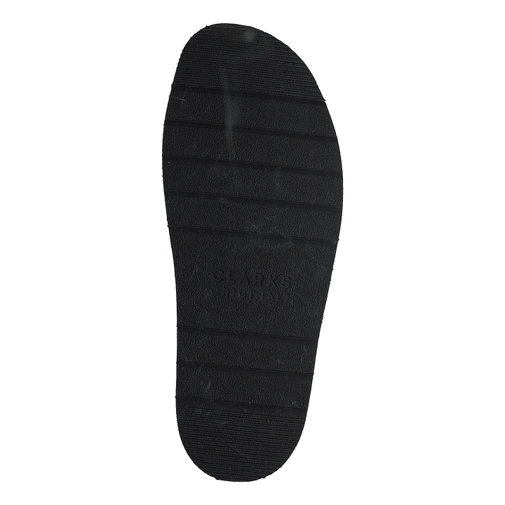 Lunan Slide Black Leather
