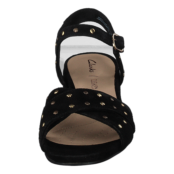 Sheer35 Strap Black Suede Studded